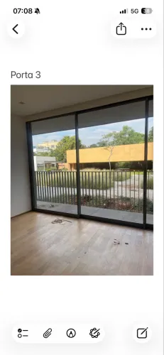 Portas de correr sequenciais (mão amiga) vidro laminado