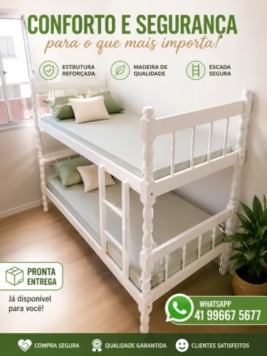 OFERTA IMPERDIVEL BELICHE NOVA A PRONTA ENTREGA
