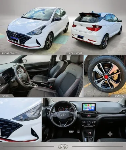 Hyundai HB20 Sport 1.0 TB Flex 12V AUT 2022