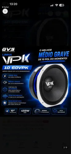 Médio Grave 10p VPK