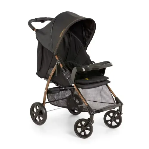 Carrinho de BEBÊ Galzerano Milano Preto/Cobre super resistente