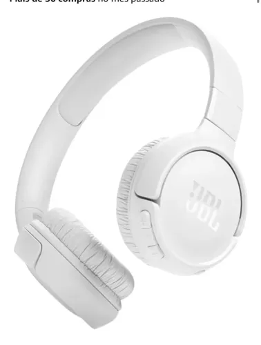 JBL, Fone de Ouvido On ear, Tune 520BT - Branco