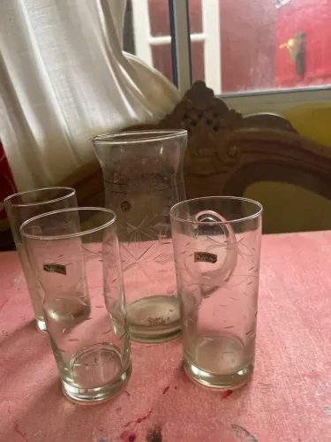 Jogo em Cristal Niradelka feito a mão