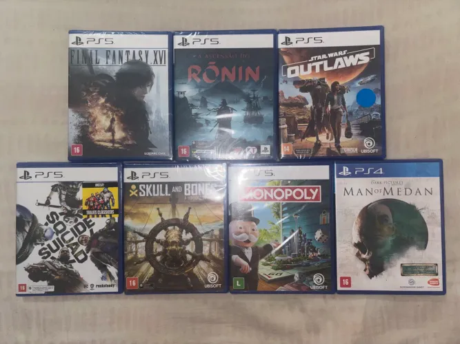 Jogos de PS4 e PS5 (Novos / Lacrados)