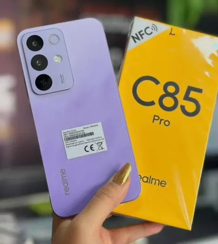 Realme - C85 - Pro - 4G - NFC - 256/8 GLOBAL Roxo