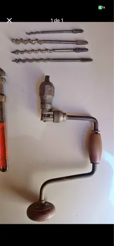 Furadeira Manual Antiga Berbequim (Arco de Poa)