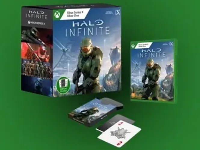 Jogo de XBox One/ XBox Series X - Halo Infinity - Edição Especial com Baralho do Jogo (Nov