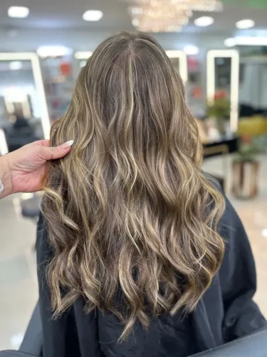 Mega hair morena iluminada 30cm
