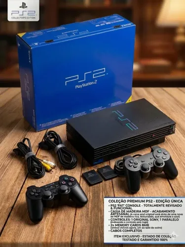 Console Playstation 2 fat novíssimo 