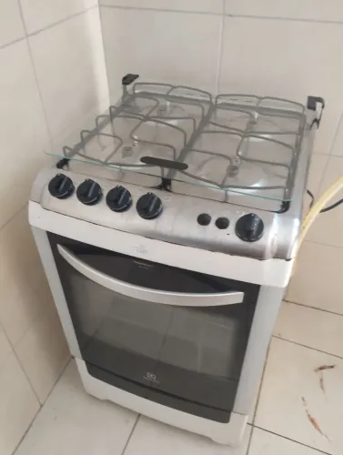 Fogão com registro e mangueira - única dona