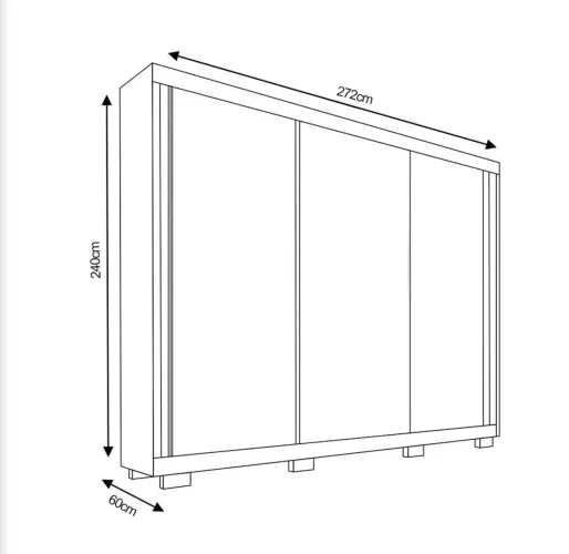 VENDO GUARDA ROUPA BRANCO 3PORTAS DE CORRER