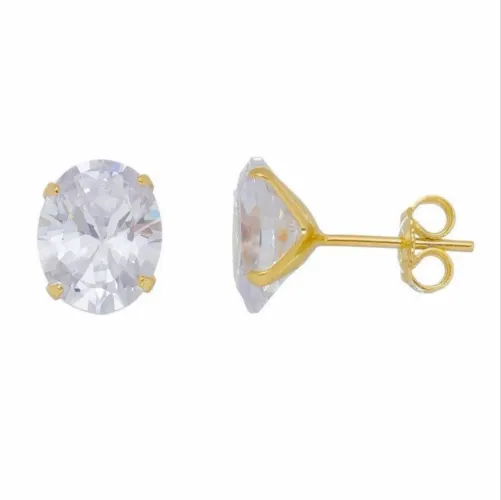 BRINCO PEDRA 8X6MM OVAL ZIRCÔNIA - 0524582