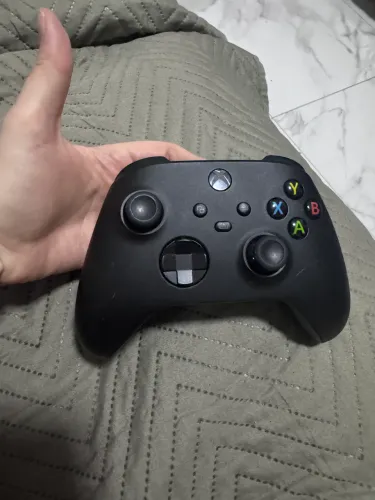 Controle X BOX Sem Fio Microsoft Xbox Series XIS Carbon black