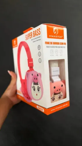 Fone de Ouvido Infantil Emborrachado