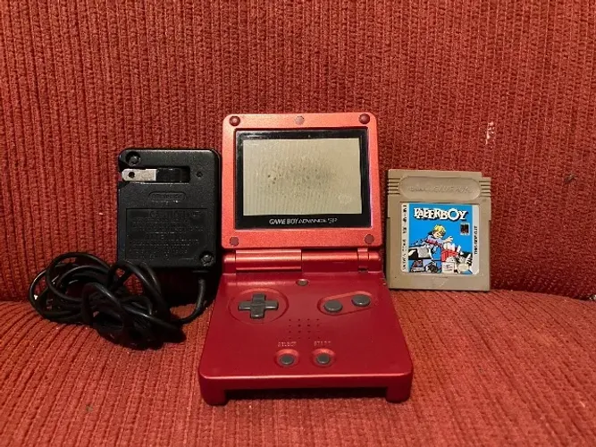 Gameboy Advanced SP Com Fonte Original e 1 Jogo Original