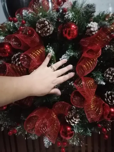 Guirlanda decorada Natal