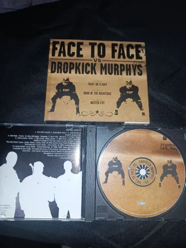 Cd Split Dropkick Murphys Face Tô Face Hardcore Punk