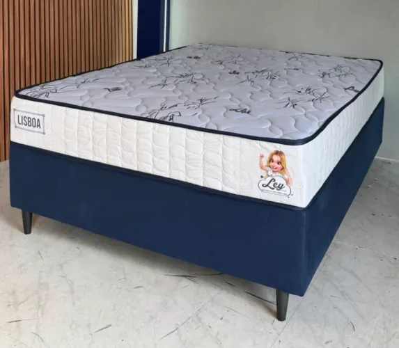 Cama box casal padrao molas ensacadas com garantia Lisboa em mega Promoção!