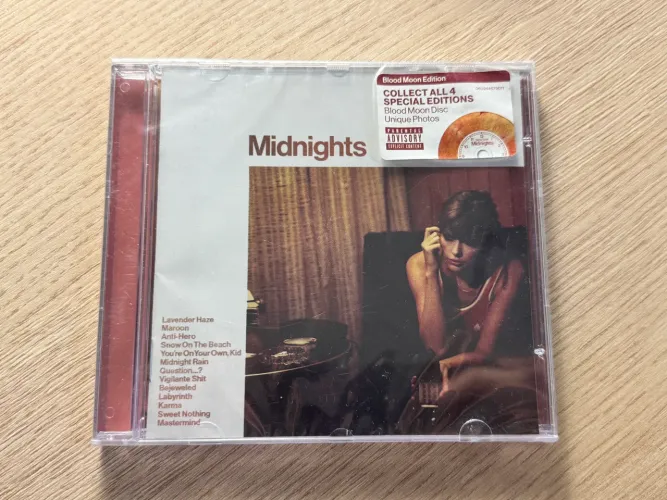 cd taylor swift midnights blood moon edition