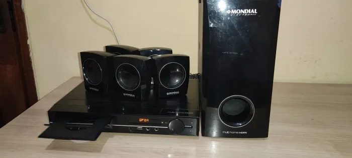Home theater barato leia