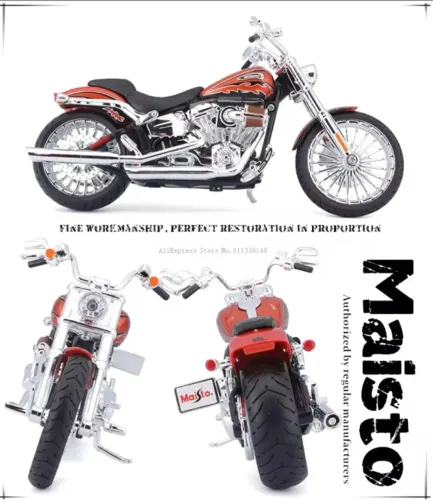 Miniatura Moto Harley Davidson CVO Breakout 2014