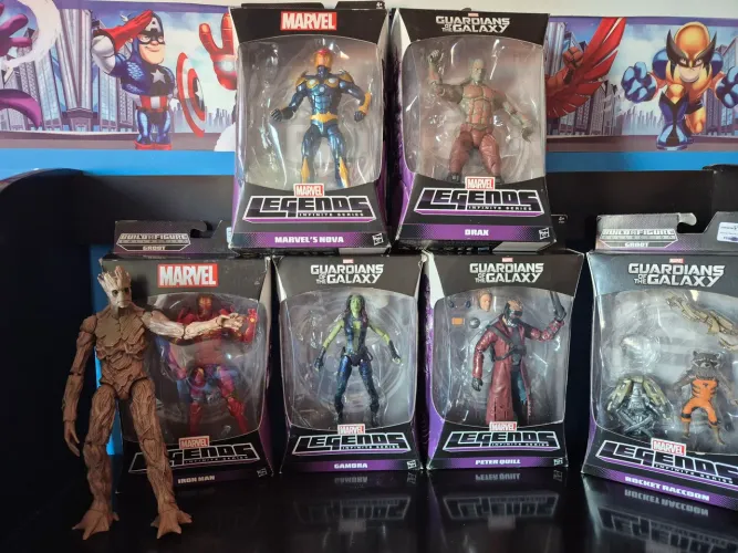 Marvel legends GUARDIÕES DA GALAXY