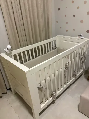 Berço e mini cama madeira maciça 