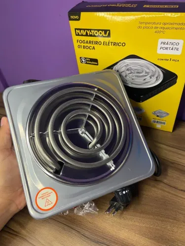 Fogão elétrico de uma boca