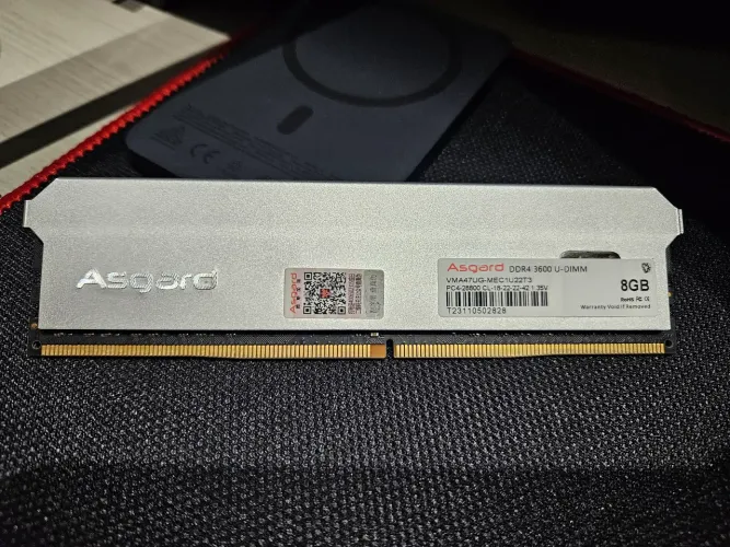 MEMÓRIA RAM 8GB DDR4 3600 ASGARD