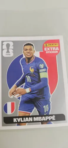 Extra Sticker Kylian Mbappé Prata Copa do Mundo de 2026 