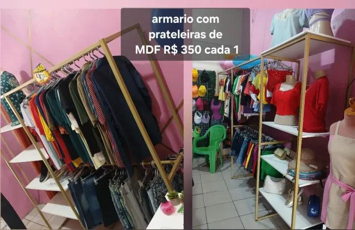 Matéria de loja de roupas
