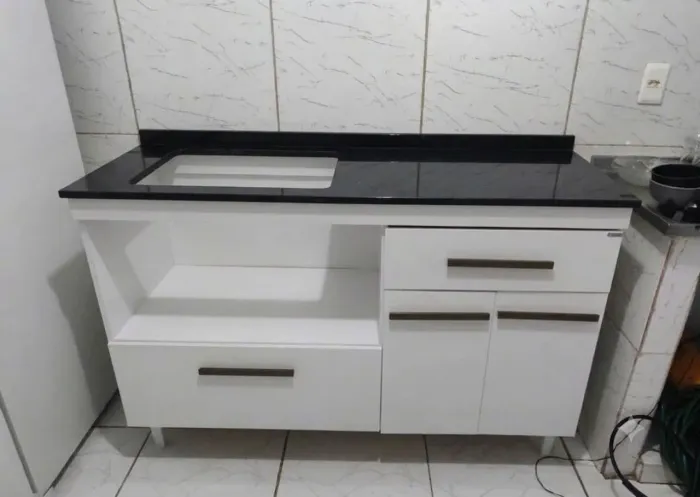 Balcão de cozinha para cooktop