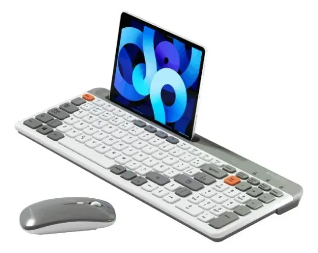 Kit Teclado E Mouse Sem Fio Bluetooth Recarregável Hrebos IF-306