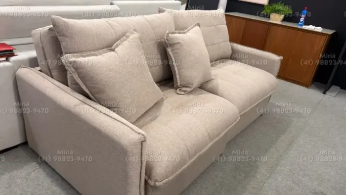 SOFÁ-CAMA 2,00 METROS - CONFORTO, ELEGÂNCIA E PRATICIDADE!