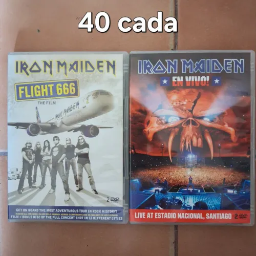 Dvds e cds de rock e heavy metal