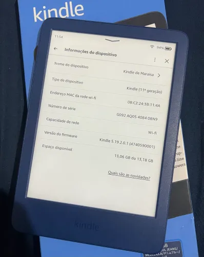 Kindle 11ª geração