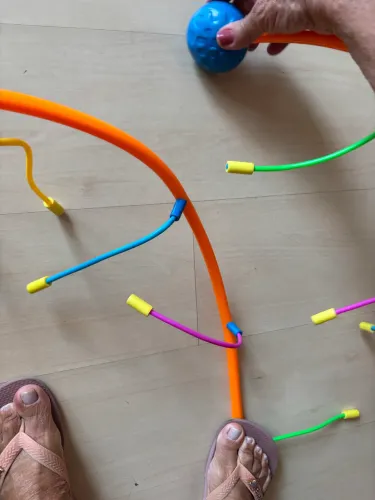 Brinquedo de espirrar água ( Wigglin Water Sprinkler)