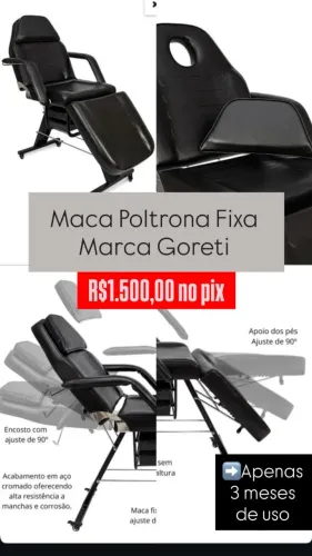 Maca Poltrona Luxo Goreti