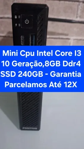 Mini Cpu Intel Core I3 / 10 Geração - Garantia 
