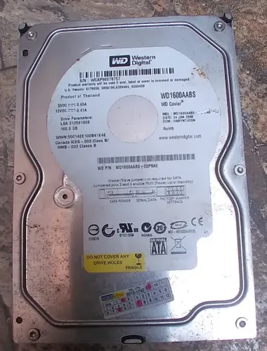 hd de computador 160 gb maxtor