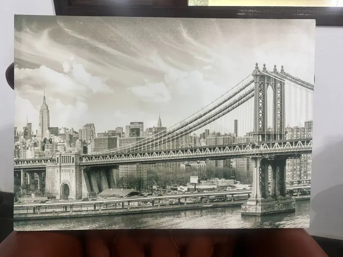 QUADRO CANVAS DECORATIVO 70 x 50 X 3cm DA LINDA NOVA YORK