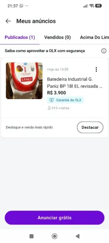 Batedeira GPaniz BP 18