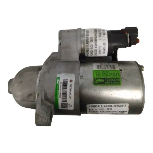 Motor De Arranque Hyundai Elantra 2.0 Automático 2016/2019