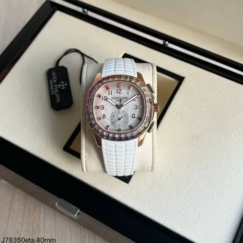 Relógio Patek Philippe Aquanaut Rainbow Rose Crono - ETA S/c