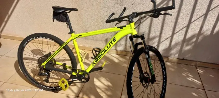 Bike Mtb 29 Absolute Nero 12marchas Freios Hidráulicos Suspensão Trava