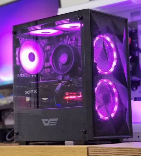 PC Ryzen 5 + RX580 com garantia