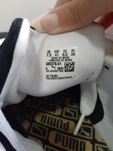 tênis puma suede preto, tam 39