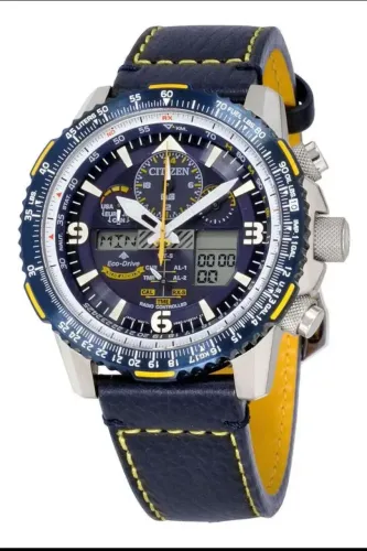 Relógio Citizen Promaster Skyhawk A-T Eco-Drive Blue Angels 46mm JY8125-54L<br>