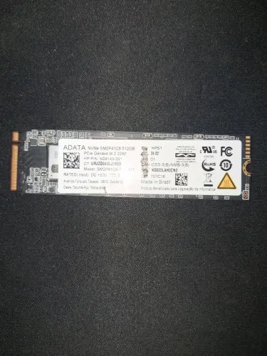 SSD NVMe 512 GB M.2 Adata 