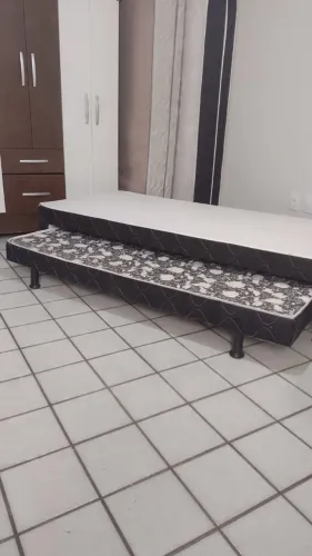Cama Solteiro com Colchão conjugado